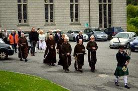 Procession to the graves of Br Albert, Br Dominic, Br Columbas and the other Capuchins buried in Rochestown