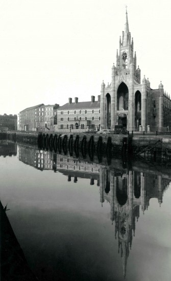 Holy Trinity Church and the adjoining Capuchin Friary, Cork, c.1960