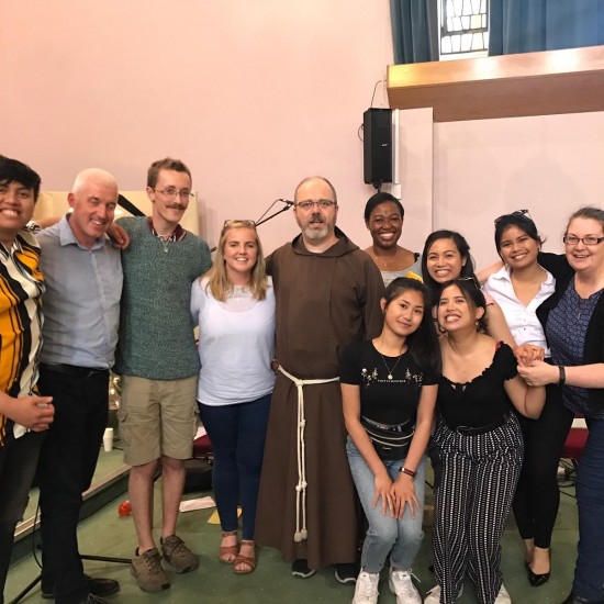 Br Martin - Vocation Promoter with the Dublin Diocesan World Youth Day Choir who lead the music at the celebration Mass